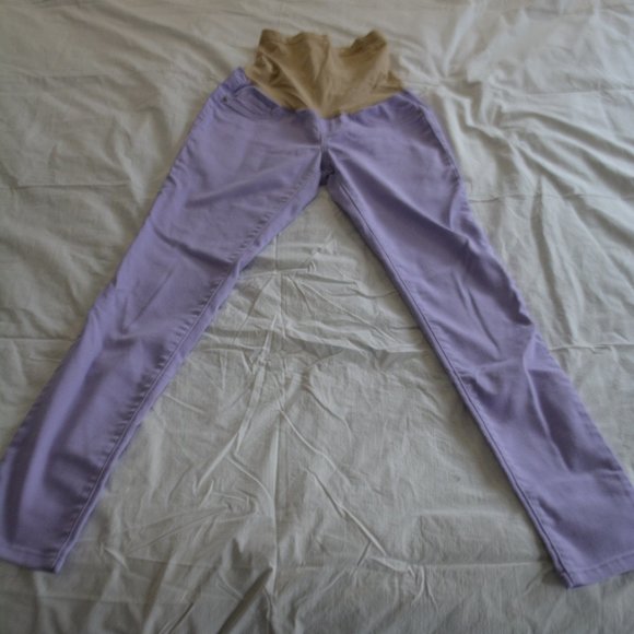 3 pairs of knit maternity skinny pants - Picture 9 of 10